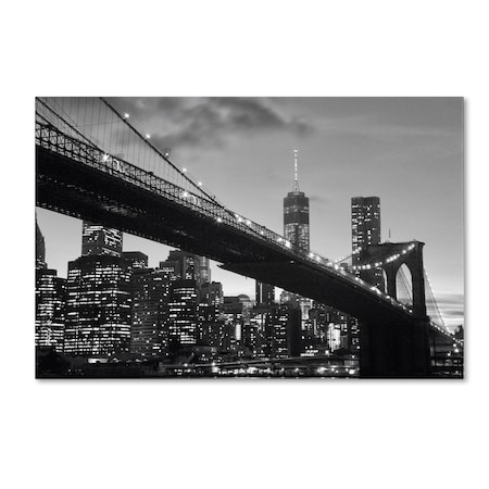 CATeyes 'Brooklyn Bridge 5' Canvas Art,16x24